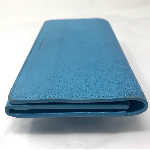 BALENCIAGA Blue Essential Continental Wallet - Picture 6 of 12